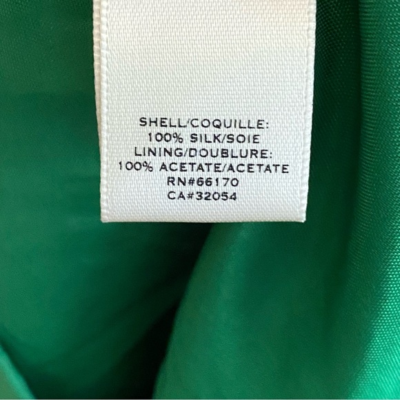 Anthropologie Moulinette Soeurs 100% Silk Rainforest Morning Shirtdress Green - Picture 9 of 12